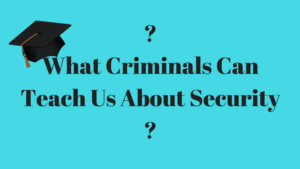 what criminals can teach us about security
